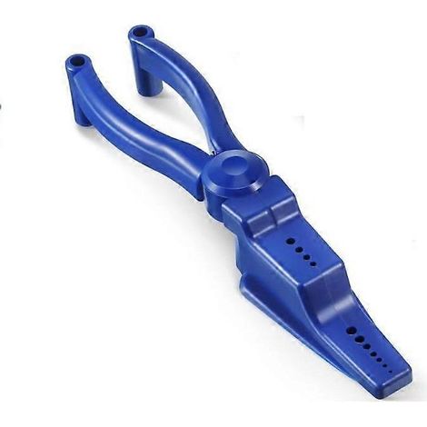 Pince à clous en plastique avec porte-clous pour marteau, idéale pour les électriciens, les professionnels du bâtiment et les bricoleurs. Outil de sécurité supplémentaire.-AquaForge (1/5)