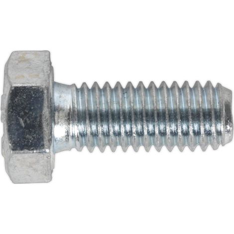 Sealey HT Setscrew M8 x 20mm 8.8 Zinc Pack of 50 SS820