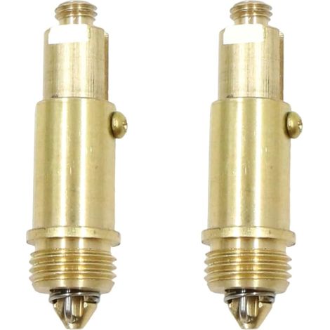 Vanne de vidange Pop Up Vis en laiton Laiton Click Clack Raccord à vis 2pcs pour bouchon de vidange de bassin de baignoire Pièce de rechange avec action rotative s'adapte à la plupart des bouchons de 