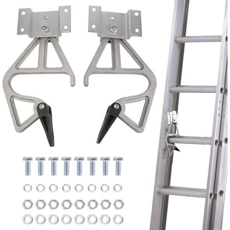 Accessoires d'échelle, serrures d'échelle d'extension en aluminium, accessoires d'échelle d'extension de 2 pièces pour Werner 28-11 Rung Lock Kit (1/5)