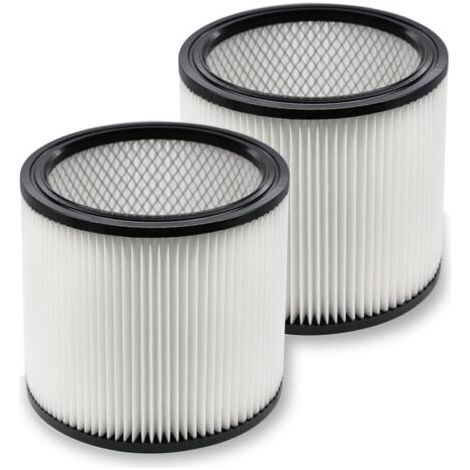 Filtre de rechange compatible avec les aspirateurs Shop-Vac 90350, 90304 et 9033. Remplacement pour la plupart des aspirateurs secs et humides Shop-Vac de 4 à 16 gallons, synthétique lavable, lot de 2 (1/5)