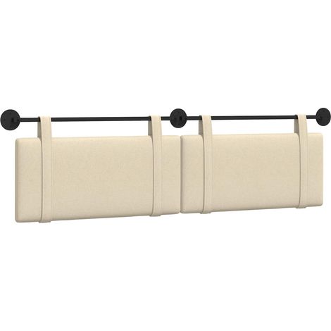 Maison Exclusive - Hängendes Kopfteil Creme Stoff