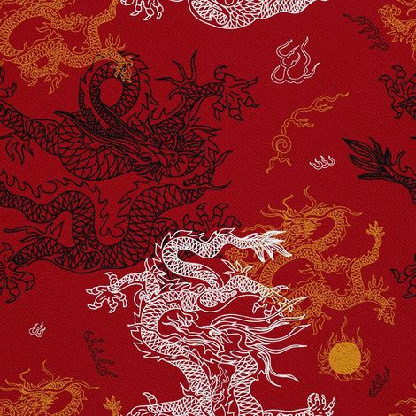 Decoración de exterior Oxford - Motiv chinesischer Drache (1/5)