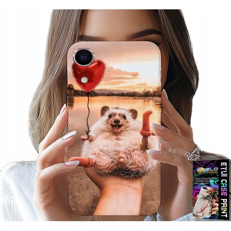 Custodia per iPhone XR - Con una graziosa stampa di riccio pigmeo, custodia (1/5)