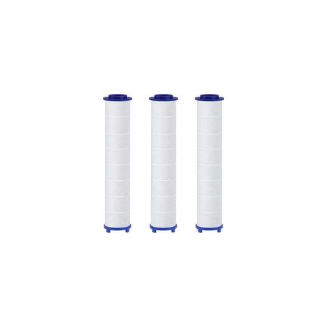Lot de 3 Filtres en Coton PP avec Billes de Sulfite de Calcium pour HAPPUP Pommeau de Douche, Cartouche Sédiment Filtrée, Filtre Pomme Douche 10,5x2 cm