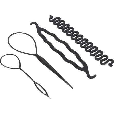 Disque à Tresses pour Cheveux - Outil de Coiffure Créative pour Femmes (Lot de 4) (1/5)
