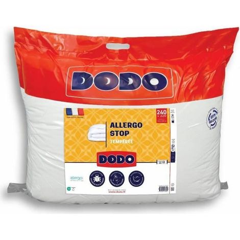Piumone Temperato - 300 gr/m² - DODO - ALLERGO STOP - 220 x 240 cm - Bianco (1/2)