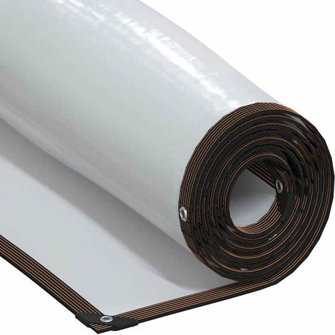 Clear Tarpaulin with Eyelets 5x8 m Polyethylene vidaXL