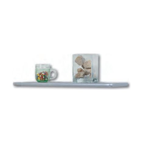 DECORLEGNO - MENSOLA MILLENIUM IN MDF LACCATO METALLIZZATO CM.80X20X2 FORO 10mm