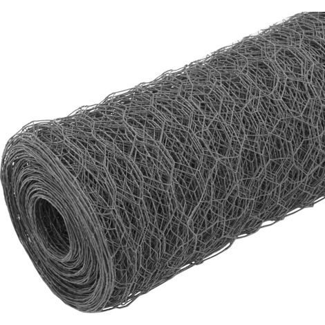 Maison Exclusive - Drahtzaun Stahl mit PVC-Beschichtung 25x0,5 m