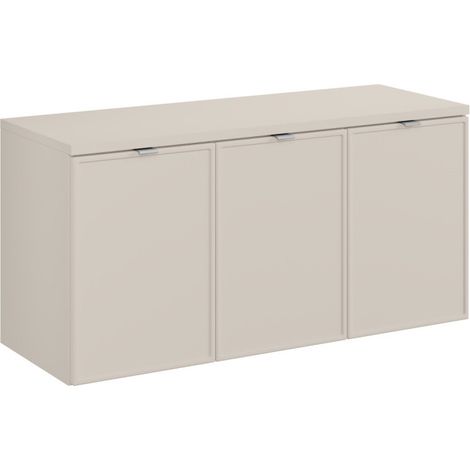 Meuble sous vasque à portes 120 cm + plateau - Sublima Cashmere - Livraison gratuite