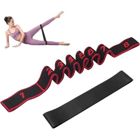 Bande Elastique Musculation Élastique Fitness Elastique Musculation 8 Niveaux de Forces Elastique Sport Elastique de Gym pour (1/4)