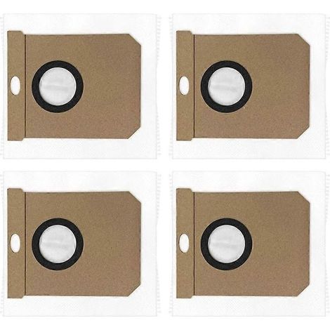 Lot de 4 sacs à poussière pour aspirateur Cecotec Conga 7690 Immortal Max - Pièces de rechange