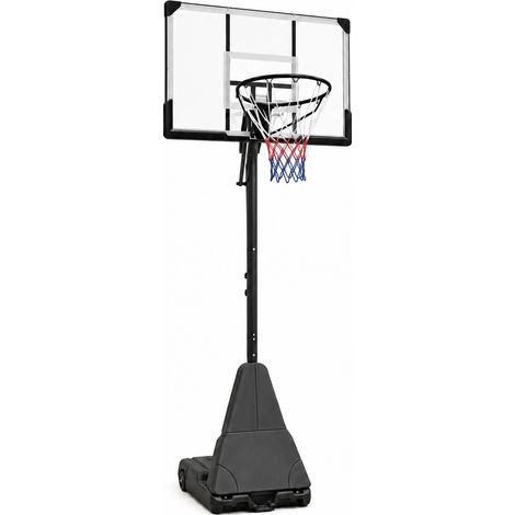 Canasta de Baloncesto Exterior Regulable 2,45-3,1 m con ruedas
