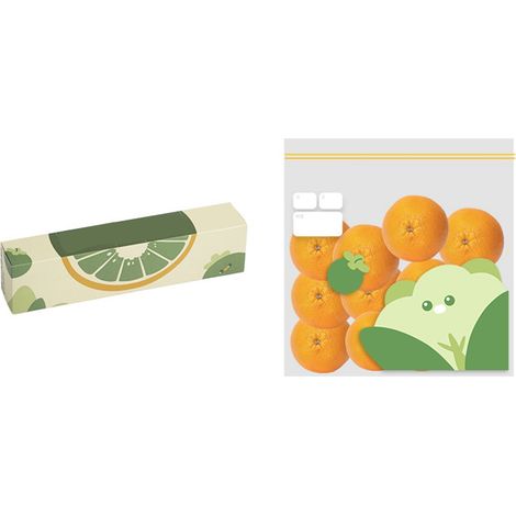 Sacs de conservation alimentaire pour réfrigérateur, double bande d'étanchéité, sachets épais sous boîte, scelleur alimentaire pour cuisine et frigo (1/5)