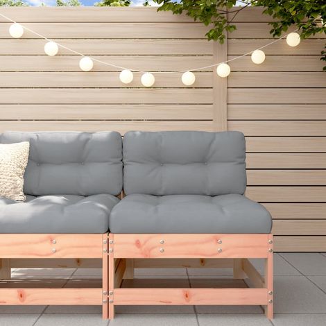 Canapé central,Canapé de jardin,Banquette avec coussins bois massif douglas DGBDF552216 (1/5)