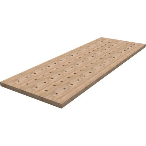 Banc en bois dur 610 mm x 1727 mm avec plateau perforé - KREG - HWBT-6824-DH