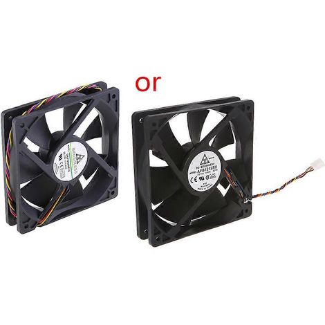 12025 12cm Lüfter DC12V 0,8A 4-adrig 120x120x25mm 4400RPM AFB1212SH für Delta