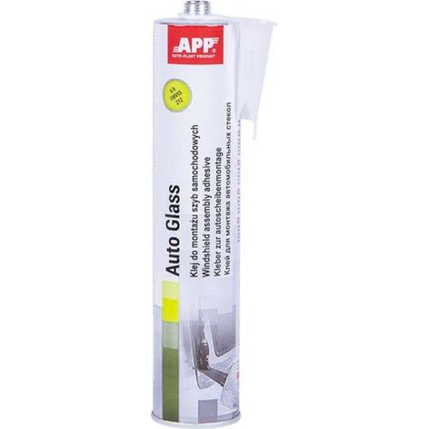 Colle polyuréthane - Pour fixer des vitres de voiture - Pare-brise - Voiture - APP - 310ml (1/3)
