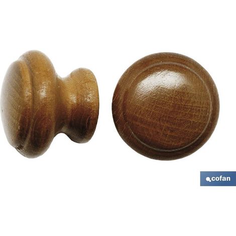 2 Pomelli in Rovere da 30 mm (1/2)