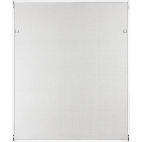 Alu Fliegengitter Fenster Mückenschutz Insektenschutz 100x120 cm weiß (1/5)