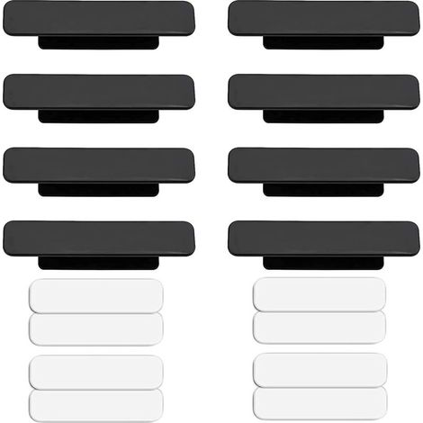 8 Pieces Self-Adhesive Furniture Handles, Self-Adhesive Drawer Handle, Self-Adhesive Kitchen Handle, for Doors, Windows, Drawers, Cabinets, Refrigerators, Toilet Lids (1/5)