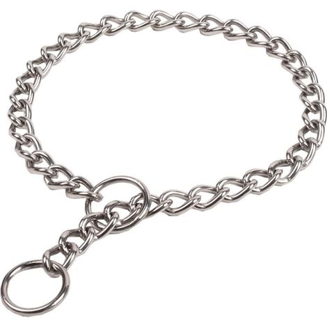 Collier Chien En Chaîne - Acier Inoxydable 304 - Collier Coulissant Pour Dressage - Convient À Pitbull, Berger Allemand, Staffordshire Terrier - 1 Pièce