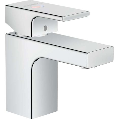 Hansgrohe Vernis Shape - Grifo de lavabo con desagüe, CoolStart, EcoSmart, cromo 71593000 (1/3)