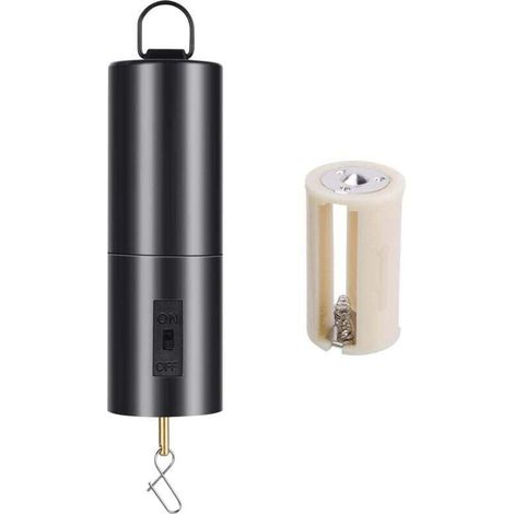 Wind Spinner Moteur, Moteur Rotatif 30RPM pour Wind Spinner, Moteur Rotatif à Piles Suspendu avec Convertisseurs de Batterie et Crochet Pivotant pour Jardin Décoration d'intérieur
