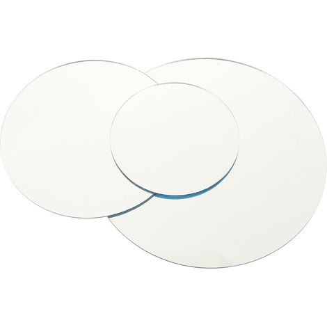 Lot de 3 Panneaux Miroir Réfléchissants en Acrylique Rond, 10 14 18 Cm, Accessoire Photo Décoratif pour Bijoux et Cosmétiques, Fond Photo Professionnel pour Studio et E-Commerce (1/5)