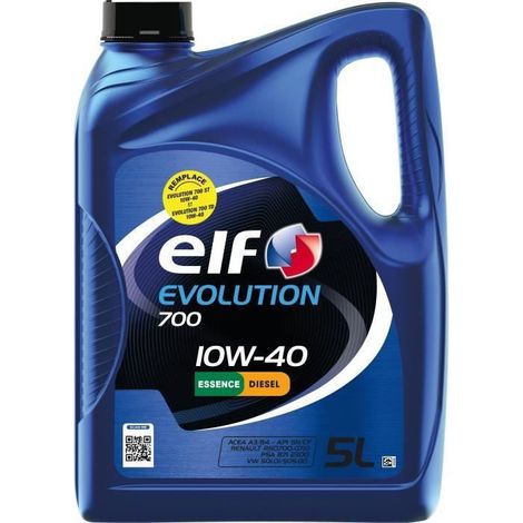 Aceite de motor - ELF - Evolution 700 10W-40 - 5L (1/4)
