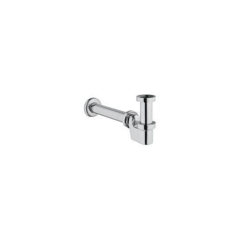 Sifone di scarico tondo ribassato minimalista per lavabo