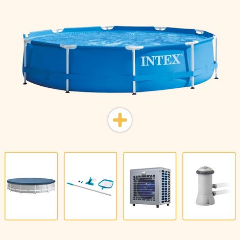 Intex Piscine Tubulaire Ronde - 366x76 cm - 5-pièces S109 (1/5)