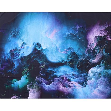 Tapisserie murale d'ambiance, fibre polyester, décoration artistique polyvalente, couverture suspendue (150x130 cm) (1/5)