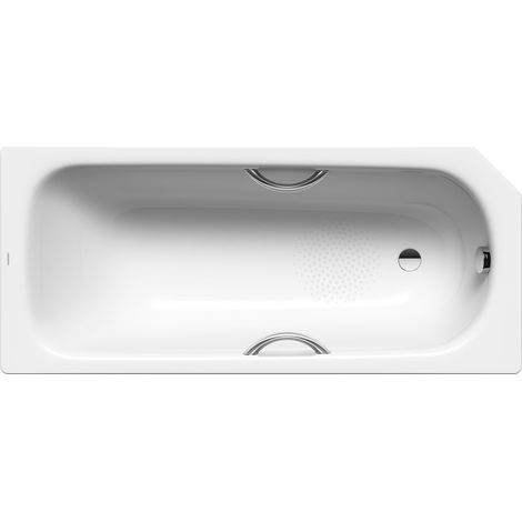 Kaldewei Badewanne Saniform V3 Star rechteckig 410x700x1600mm 93l Alpinweiß m. Antislip, GL, ÜL, PEFF (1/3)