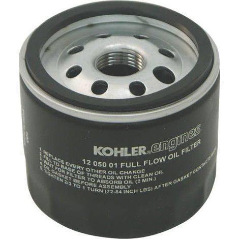 Filtre à huile moteur Kohler court Origine – Hauteur 70 mm – Diamètre 76 mm – Pièce Kohler pour modèles 1205001S – Stens