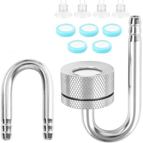 Diffuseur de CO2 pour aquarium. vaporisateur pour aquarium. diffuseur d'oxygène et de dioxyde de carbone avec ventouses et U-Pipe. diffuseur d'oxygène pour aquarium. diffuseur de CO2 pour aquarium (1/5)
