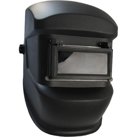Casco per saldatura - Schermo di protezione passiva leggero, protezione manuale per il viso per molatura, saldatura e piccoli lavori di metallurgia fai-da-te  Nero opaco (1/5)