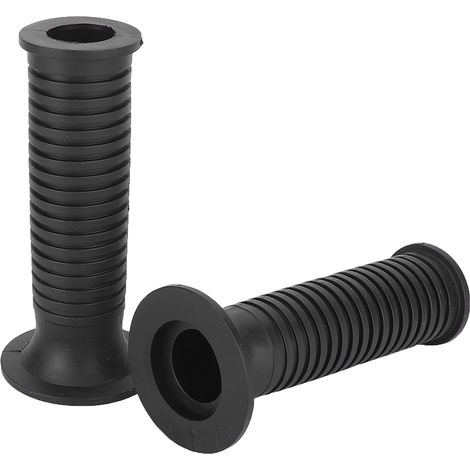 de poignées de guidon universelles noires 25 28 mm 1 pouce (1/4)