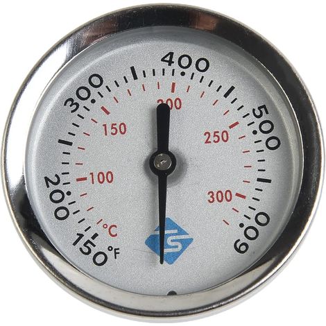 Thermomètre à viande pour barbecue avec sonde en acier inoxydable, pour une température de cuisson de 150 à 600 °C (rayons X).-AquaForge