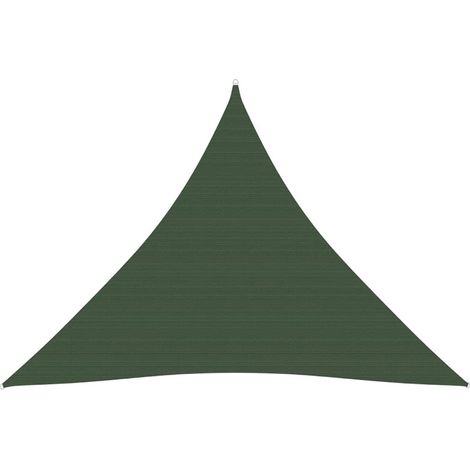 Voile d'ombrage Voile de parasol - 160 g/m² Vert foncé 4x4x4 m PEHD BV918264 - BonneVie (1/5)
