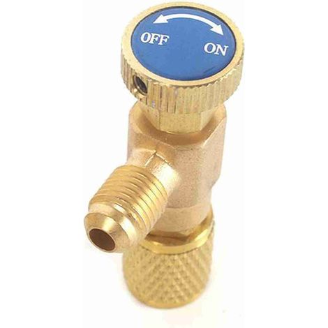 1/4-Zoll-R22-Kältemittel-Füllventil – Kupfer-Durchflussregelventile und Fluorsicherheit (1/5)