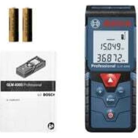 ZVD – Télémètre laser 40m – Précision +/1,5mm – Étanchéité IP54 – Grand écran rétro-éclairé – Fonction mémoire 10 mesures - 0601072981 (1/5)