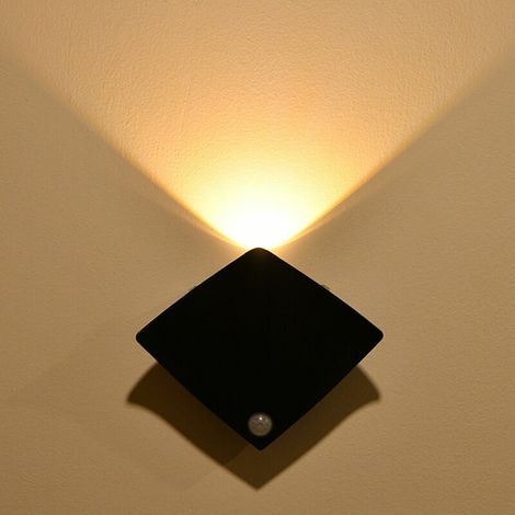 Green Mobility-Alimenté par Batterie Lampe LED Murale, Applique Murale Interieur avec Détecteur de Mouvement USB Rechargeable Veilleuse Blanc Chaud, 1200 mAh Batterie, Magnétique Applique de Escalier, (1/5)