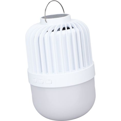 Bluetooth-Campinglampe, Bluetooth-Musiklampe, USB-aufladbar, 2 Leuchtmodi, wasserdichte Kugellampe für Camping, Nachtmärkte und Verkaufsstände (mit eingebautem Akku) 【42 LEDs + USB + 2 Akkus】 (1/5)