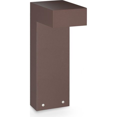 SIRIO PALETTO IP65 H.30CM 1 LUCE ATTACCO GX53 COFFEE (1/3)