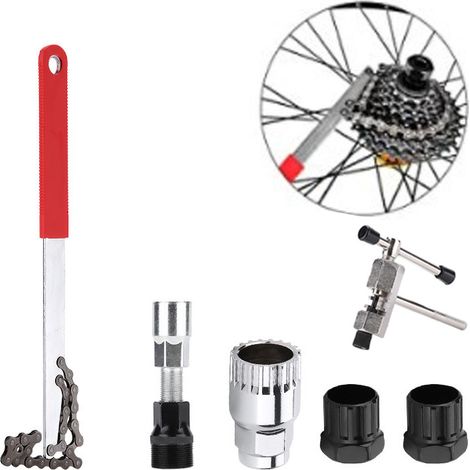 Pezzi - Chiave per pedivella - Manutenzione bicicletta - Rimozione pedivella - Universale - Acciaio - Rimozione facile della guarnitura - Chiave per la rimozione del movimento centrale