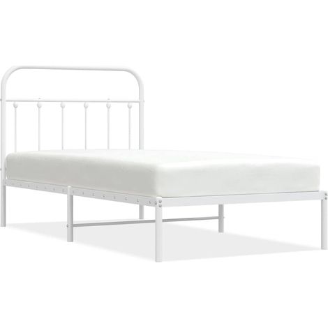 Maison Exclusive - Estructura cama sin colchón con cabecero metal (1/5)