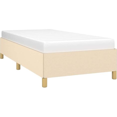 Giroletto senza Materasso Crema 100x200 cm in Tessuto vidaXL (1/5)