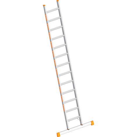 Layher Topic 1042 Stufenanlegeleiter mit Quertraverse 13 Stufen (1/4)